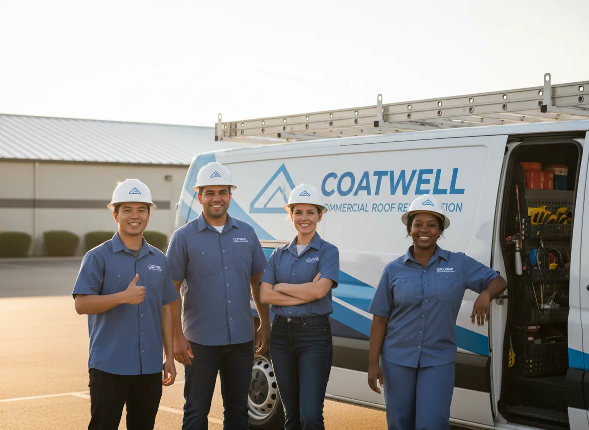 Commercial roof coating company in Newark, NY